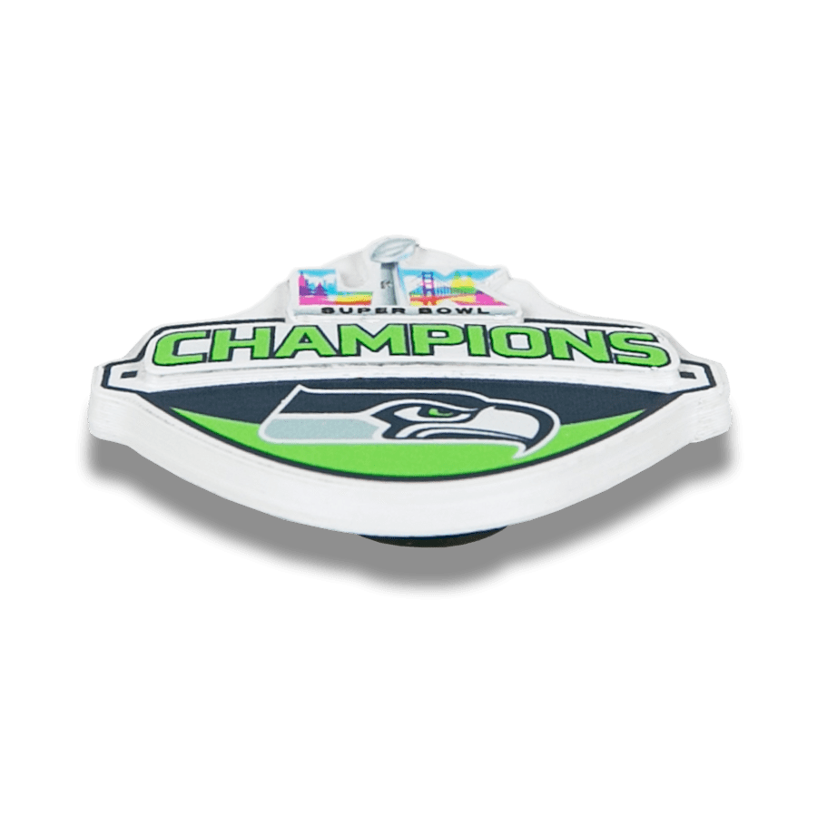 Crocs - NFL Super Bowl LX Champion Seattle Seahawks Jibbitz Shoe Charm Women|Men|Jibbitzβ’ Charms