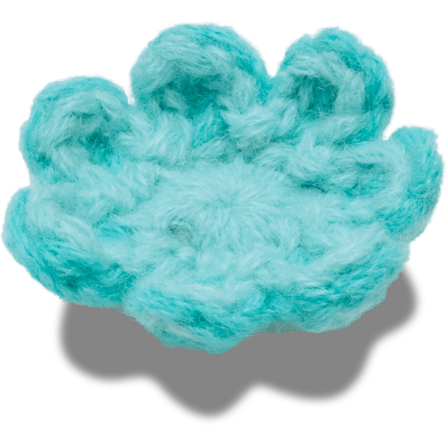 Crocs - Crochet Blue Flower Jibbitz™ charms Women|Men