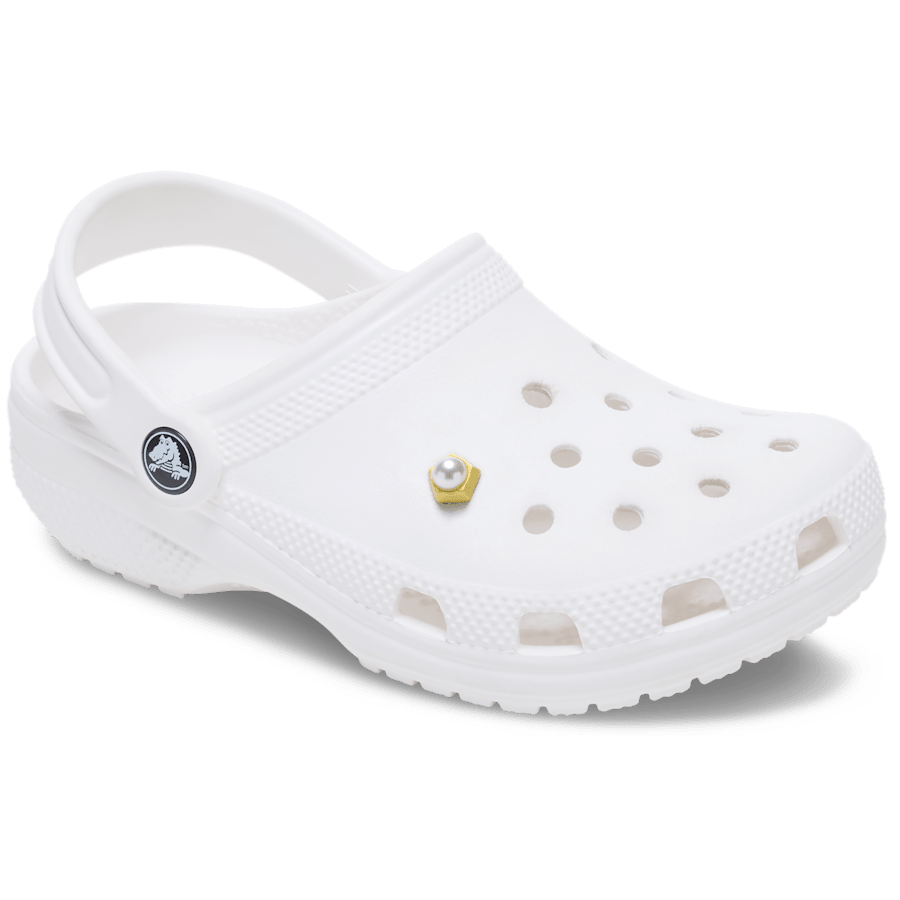 Crocs - Gold Pentagon Pearl Jibbitz™ charms Women|Men|Jibbitz™ Charms