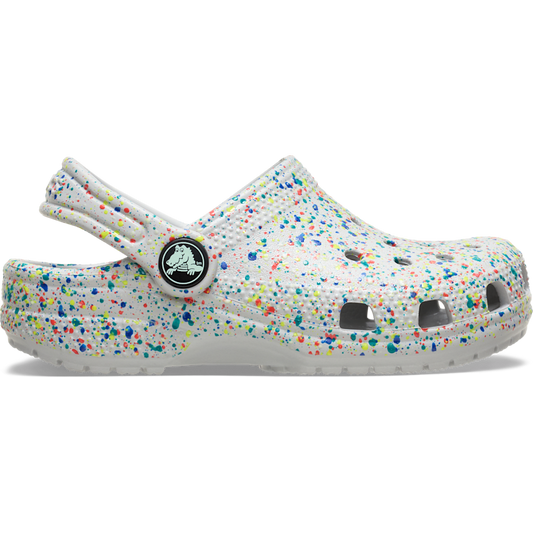 Crocs - Toddler Classic Glow Paint Splatter Clog Kids